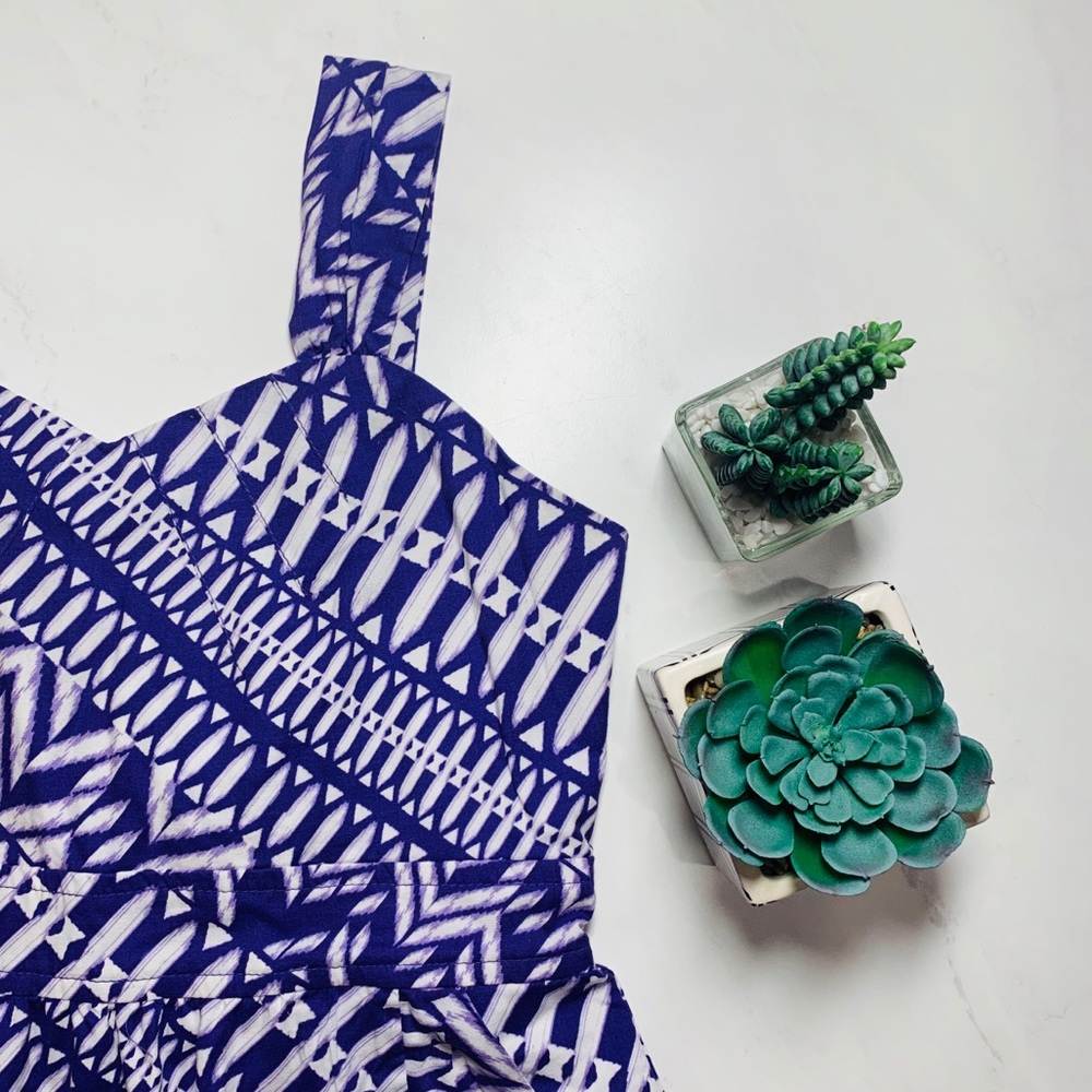 Rare Editions Girls’ Geometric Dress Sz 10 EUC